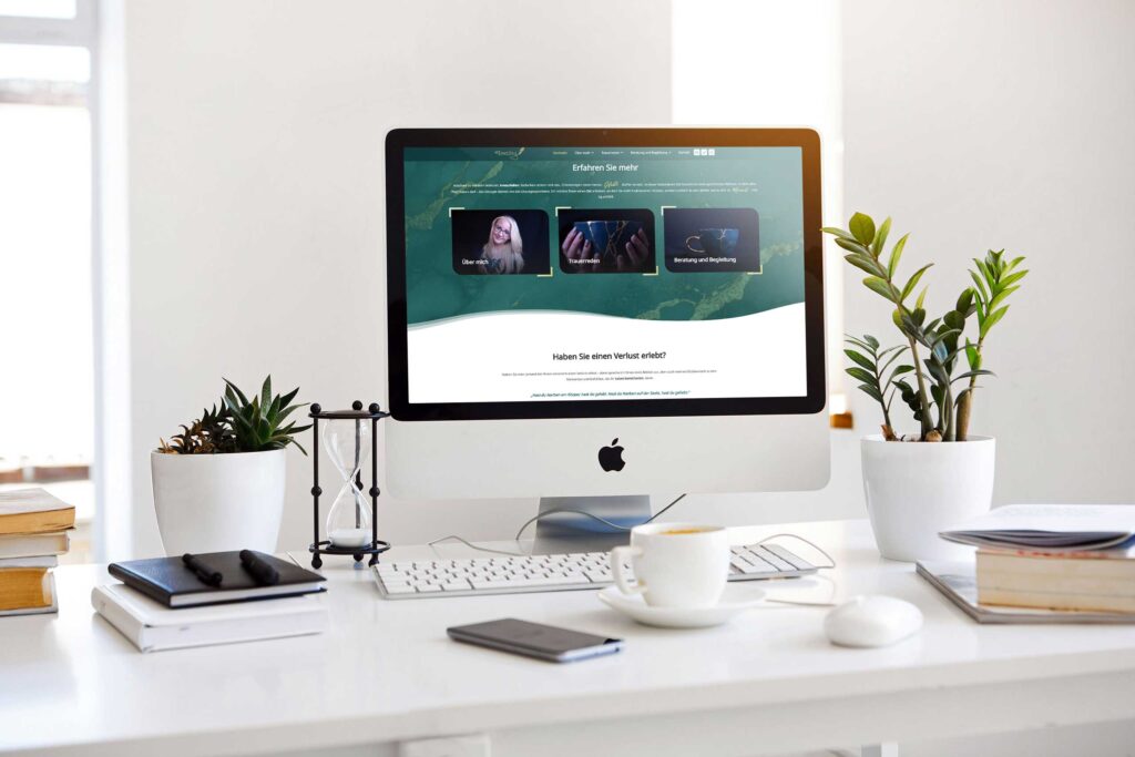 Pixel Medien Portfolio Memory Trauerbegleitung Website