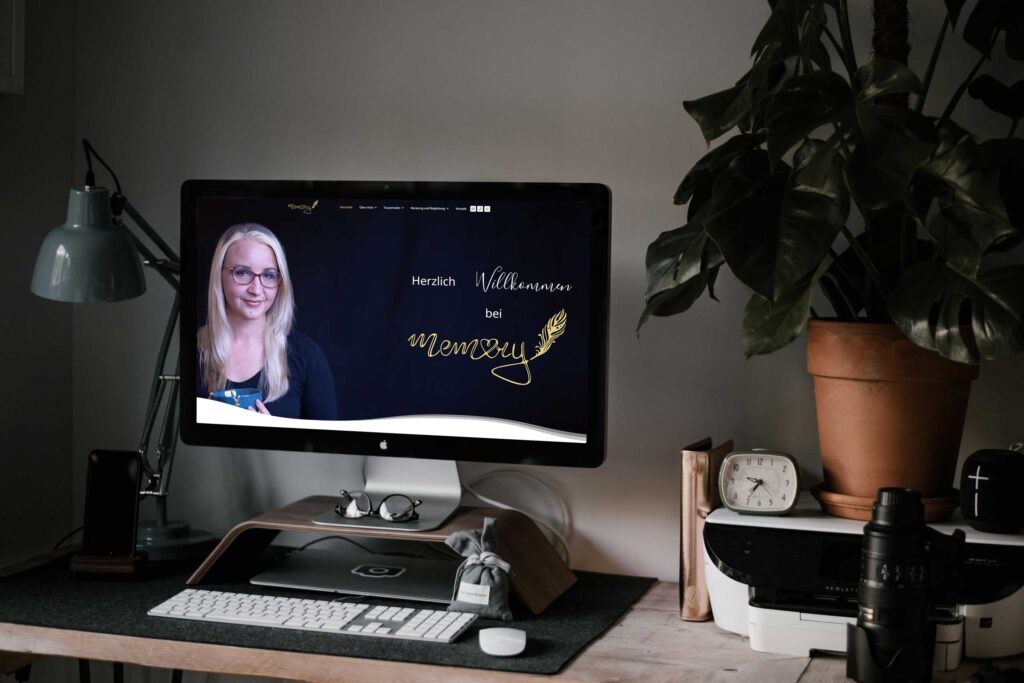 Pixel Medien Portfolio Memory Trauerbegleitung Website